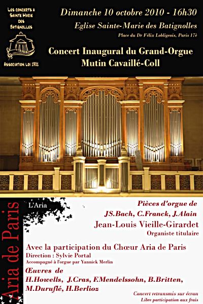 Concert d'inauguration