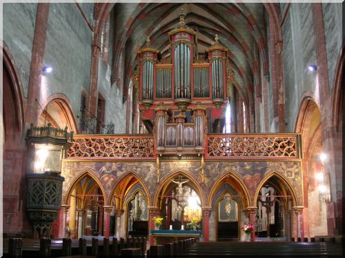 Strasbourg: orgue Silbermann (1870) de l'glise protestante Saint Pierre le Jeune