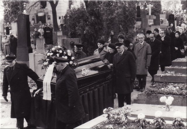 Funérailles d'Otto Tichy en 1973