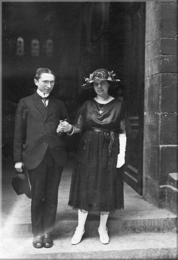 Mariage d'Otto Tichy avec Vronique Bloy 