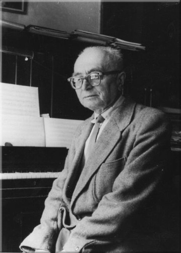Otto Tichy à son piano
