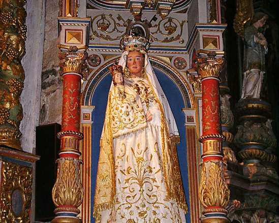 Rumengol, glise Notre-Dame, Vierge  l'enfant