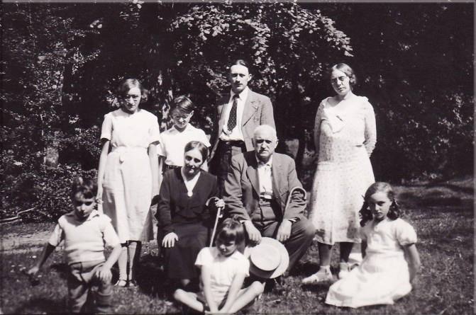 Édouard Souberbielle et sa famille en vacances dans les Pyrénées