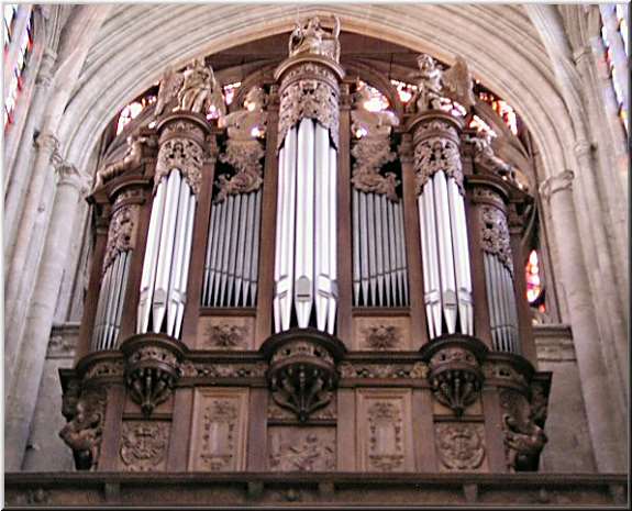 Orgue de la Collegiale N-D de Vernon (Eure) - © Marie-France Chatelais, 2004