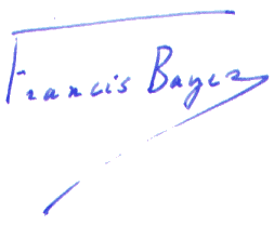 Signature de Francis Bayer
