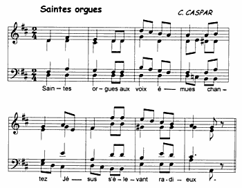 Caspar : Saintes orgues