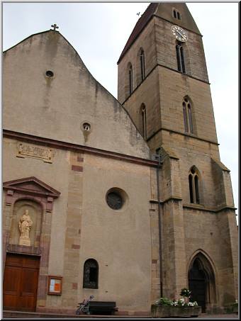 Eguisheim, glise Saints-Pierre-et-Paul, orgue Callinet  Frres 1839, reconstruit par Kern en 1962