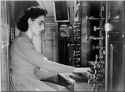 lisabeth Havard de la Montagne (1927-1980), grand-orgue Suret de la basilique Saint-Denys d'Argenteuil (France)