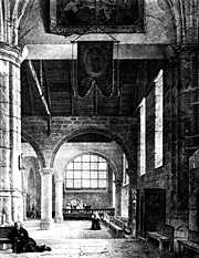 Intérieur de l'ancienne église d'Argenteuil