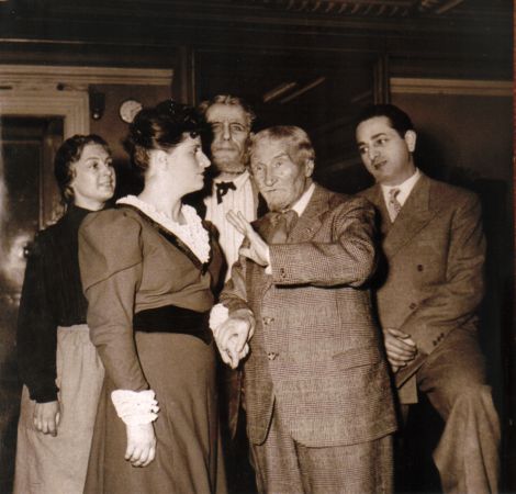 Solange Michel avec Gori Bou, Adrien Legros, Edouard Kriff et Gustave Charpentier