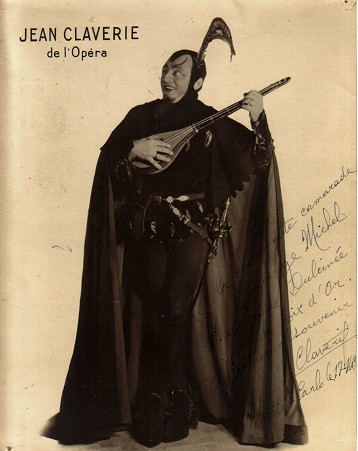 Jean Claverie, basse, (1902-1963) dans Méphistophélès
