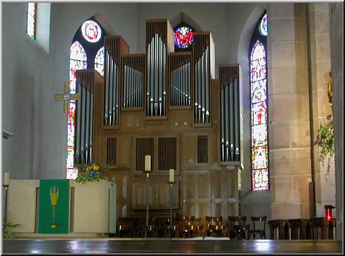 Munster, glise Saint-Lger, orgue Christian Guerrier, 1986