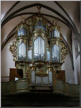 Ribeauvill, glise Saint-Grgoire-le-Grand, orgue Friedrick Ring et Claude Legros, 1702