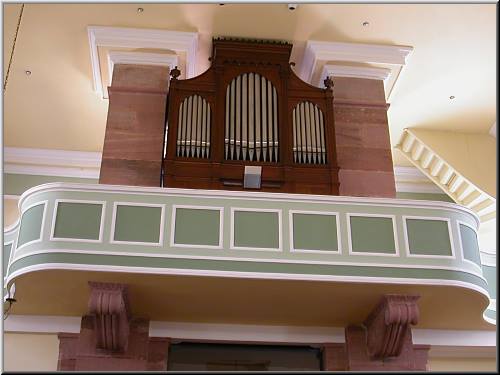 Riquewihr, glise catholique Sainte-Marguerite, orgue Joseph Stiehr, 1853