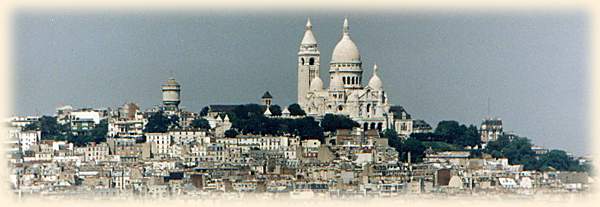 La butte Montmartre,  Paris, domine par le Sacr-Coeur - Photo (c) Michel Baron