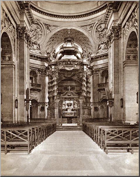 Val-de-Grce, chapelle Notre-Dame, le chur vu de l'entre